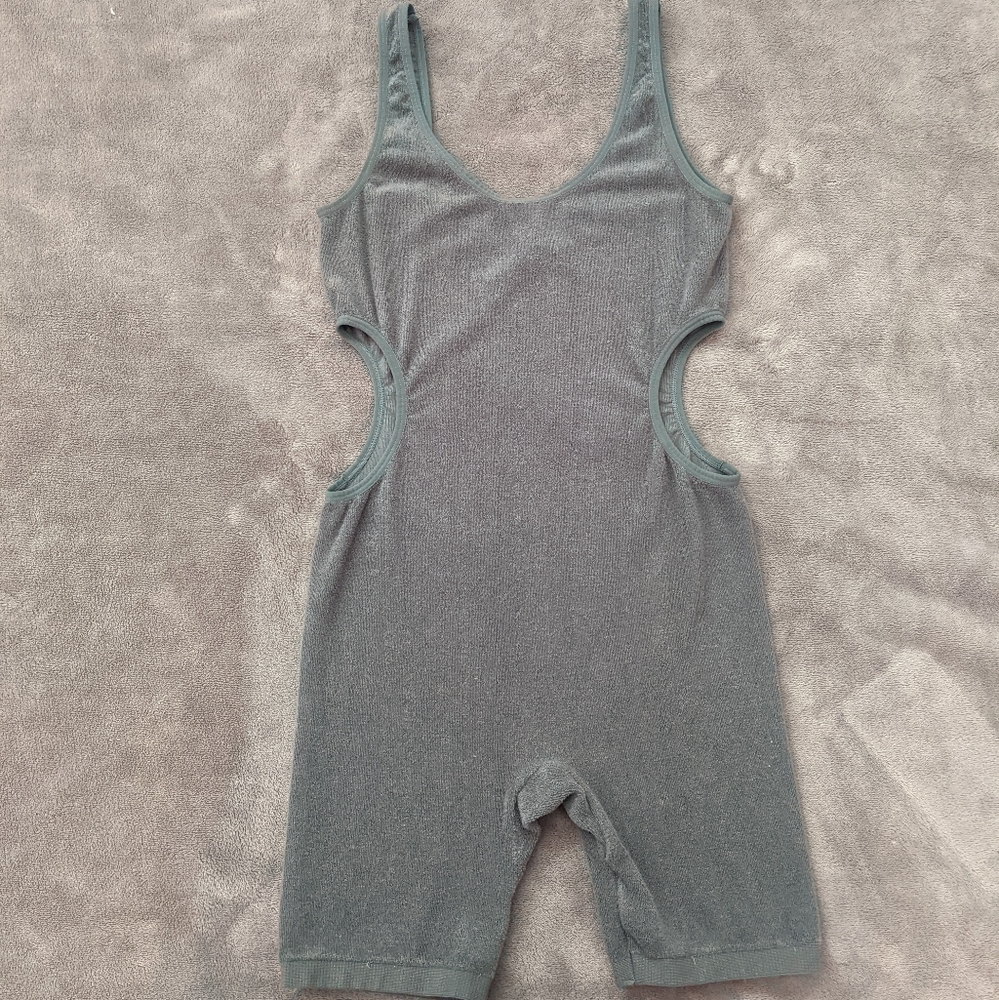 Zara Limitless Contour Collection Cutout Short Jumpsuit/Romper